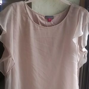 Vince Camuto Flutter Sleeve Top